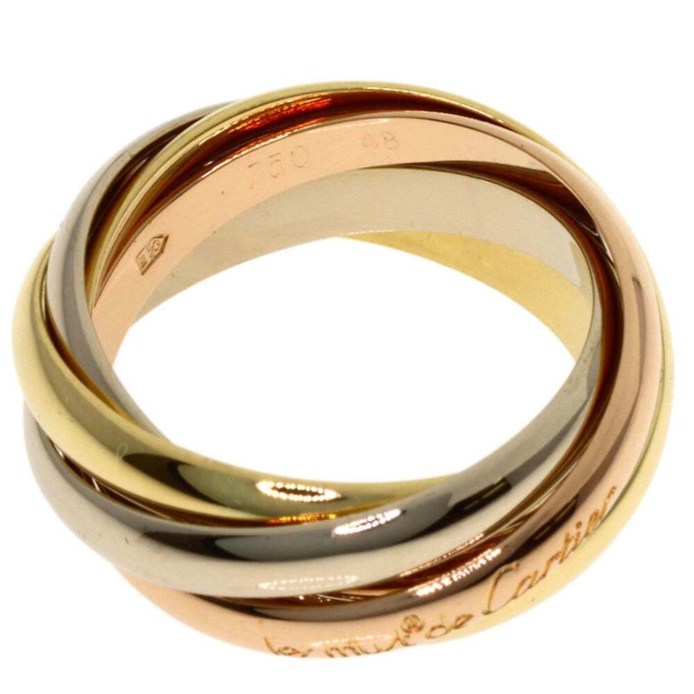 CARTIER Authentic 18k Gold Trinity Ring - Picture 4 of 7